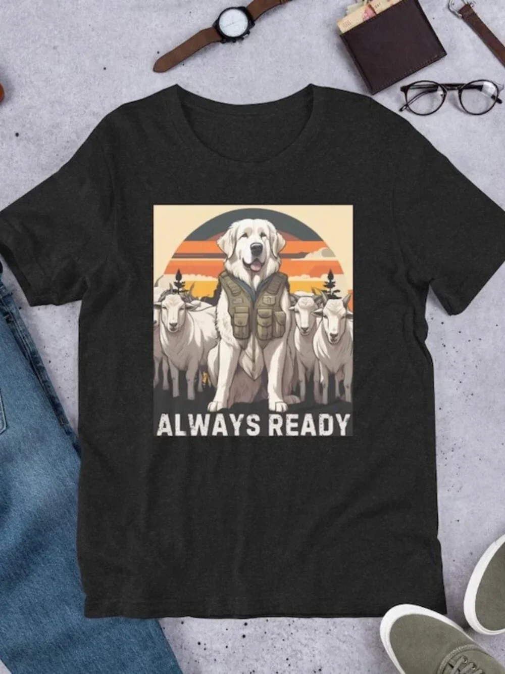 Great Pyrenees Livestock Guardian Dog Shirt - Picture 1 of 4